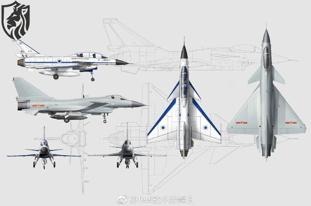 Fuselage of LAVI vs J-10