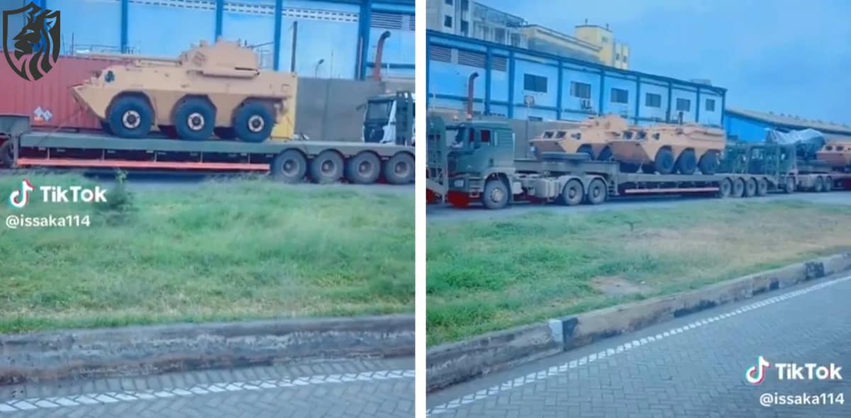 Burkina Faso gets weapons and artillery from China.