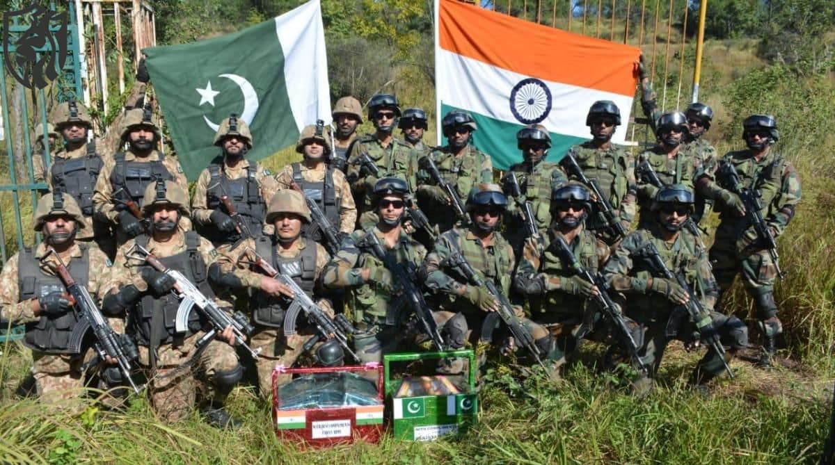 Pakistan and Indian Army Together
