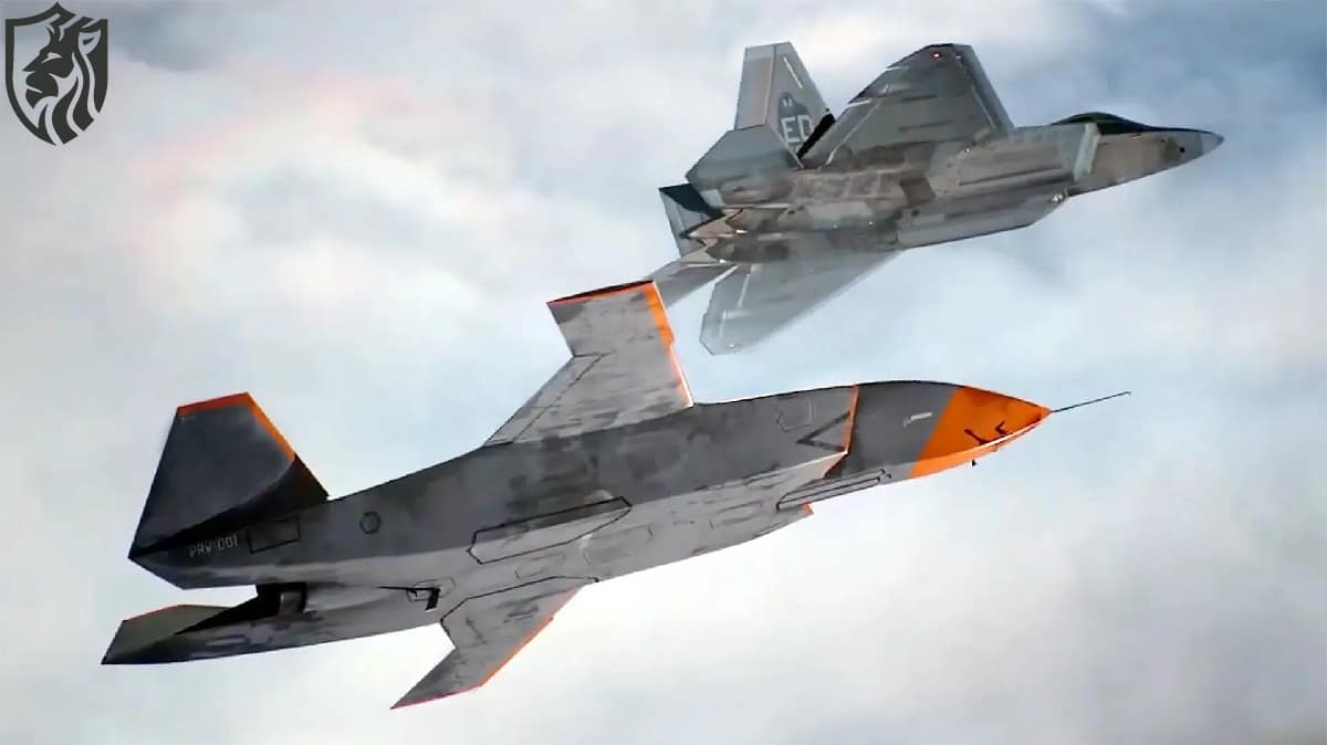 F-22 Drone Wingman Test — MQ-20 Cockpit Control