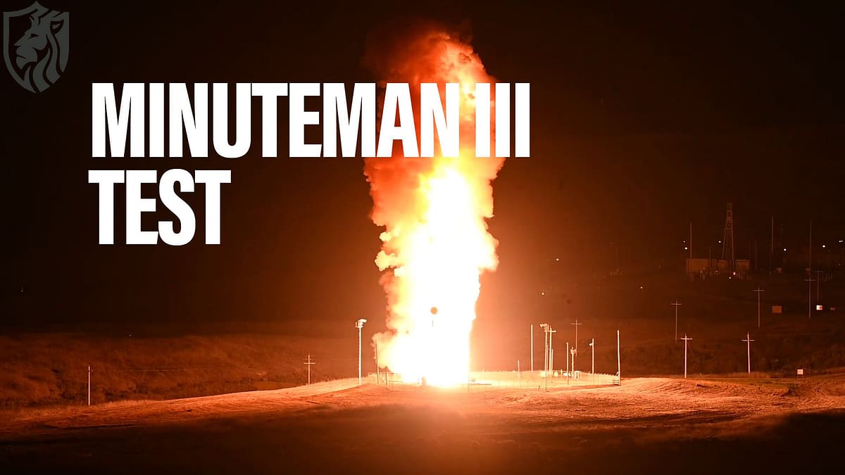 U.S. Test-Launches Minuteman III ICBM
