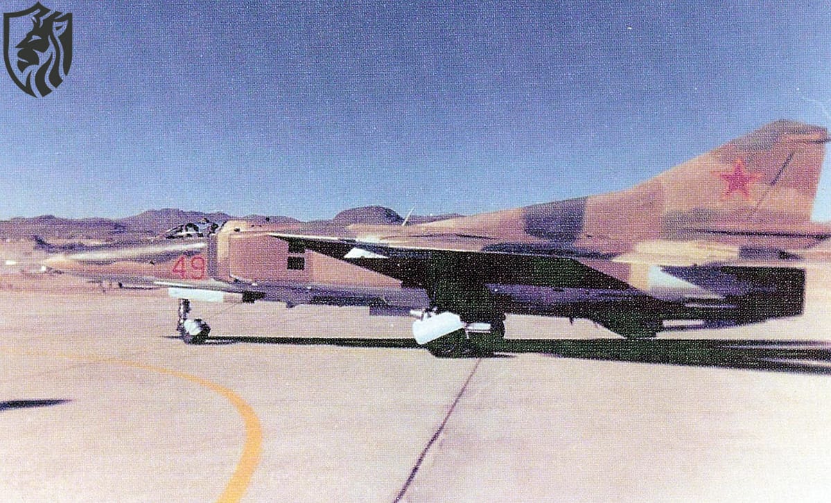 MiG-23 operated by the Red Eagles.