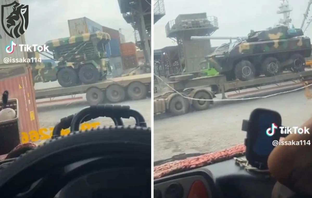 Burkina Faso gets weapons and artillery from China.