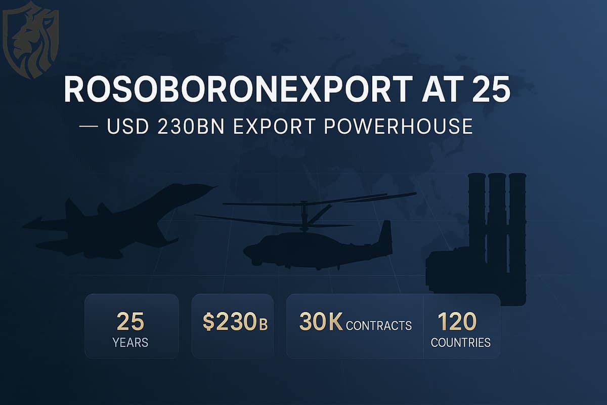 Russian Rosoboronexport at 25 — A $230bn Export Powerhouse