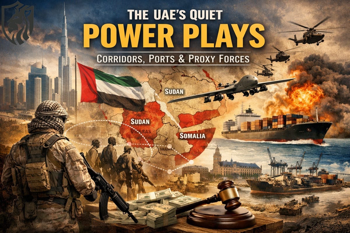 UAE Regional Playbook 2025 — Ports, Proxies, Power
