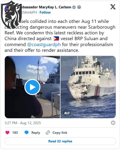 Chinese warship Collision Fuels South China Sea Tensions