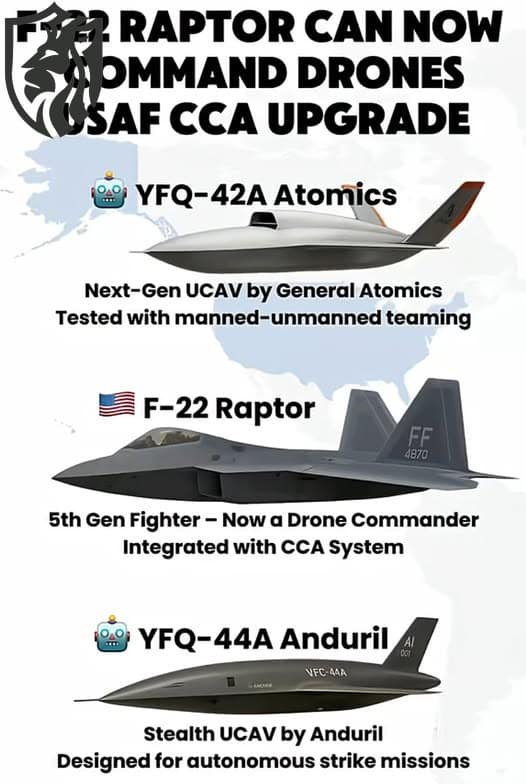 F-22 Drone Wingman Test — MQ-20 Cockpit Control