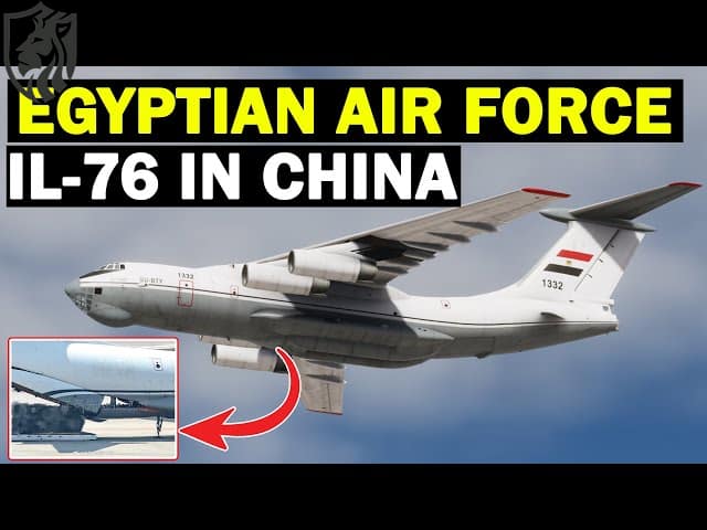 Egyptian IL-76 in China