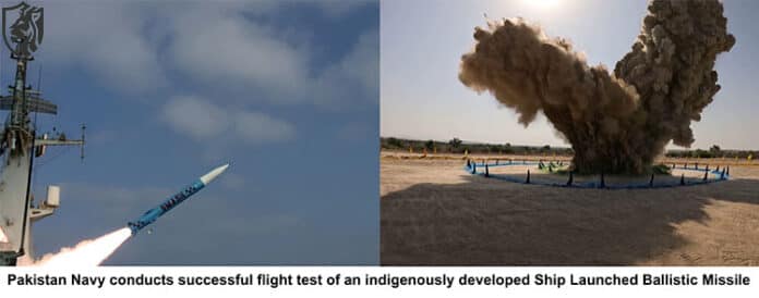 Pakistan Navy Tests Ship-Launched Ballistic Missile