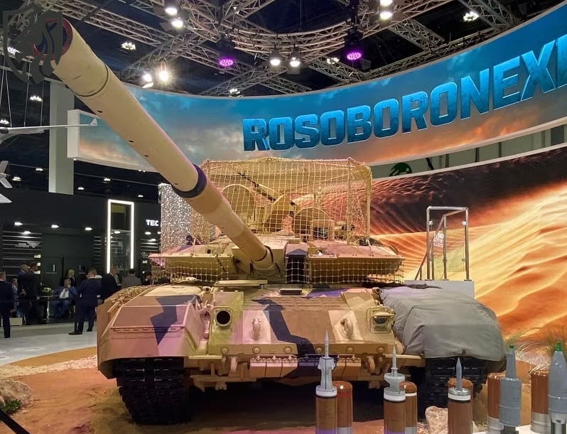 Russia Deploys Exhibition T-90MS to Ukraine Front