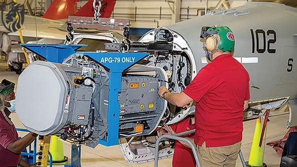 F-18 Radar with Gallium Nitride