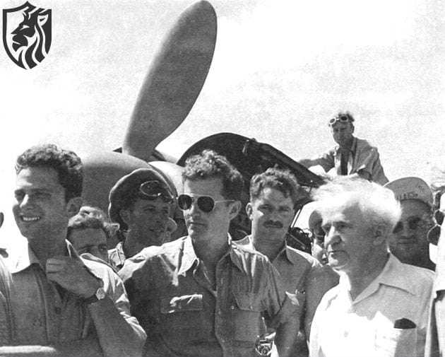 Ben Gurion at raising up First Fighter Squadron