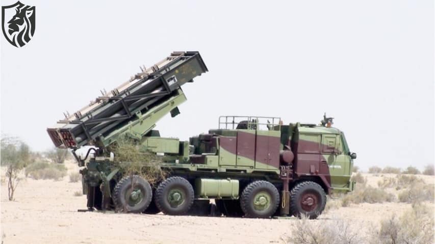 Indian ‘Pinaka’ Multiple Barrel Rocket Launcher System (MBLRS)