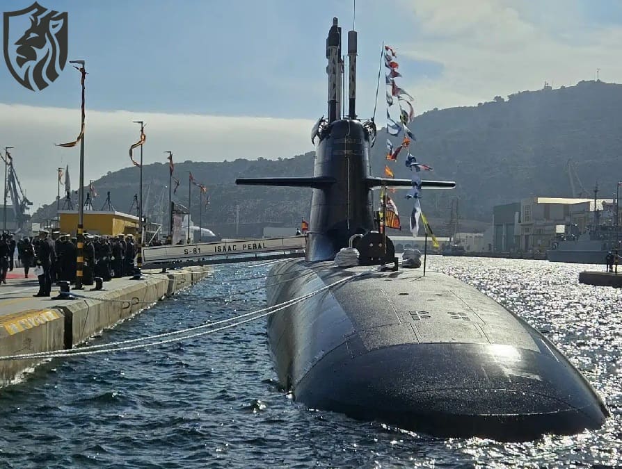 Commissioning ceremony of S-81 'Isaac Peral' Submarine. Navantia picture.