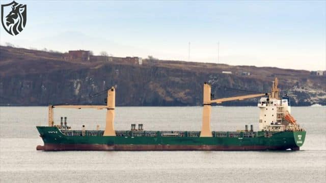 Sparta IV Cargo ship circles Tartus, ready to load Russian military gear