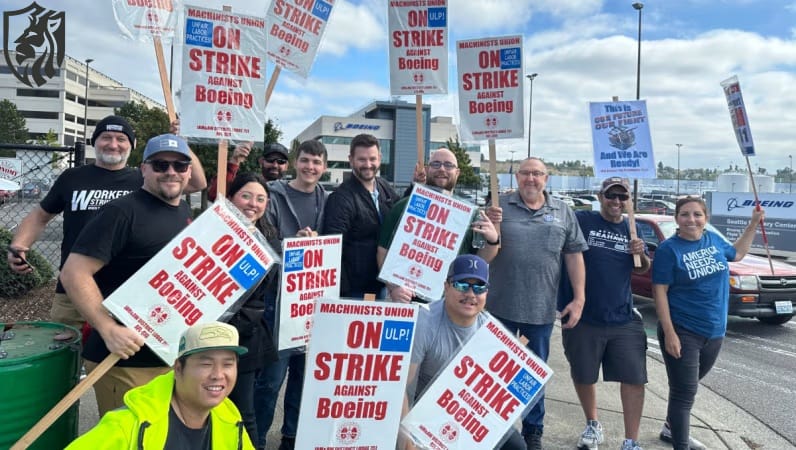 Boeing Defense Workers Strike in Fresh Blow to Aviation Giant