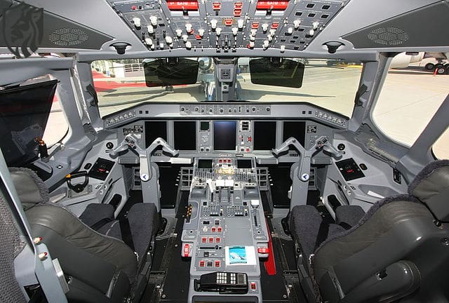 PN Sea Sultan Embraer Lineage 1000 Cockpit