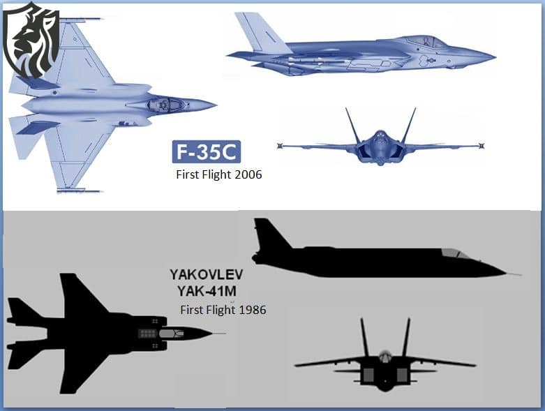 YAK-141 vs F-35