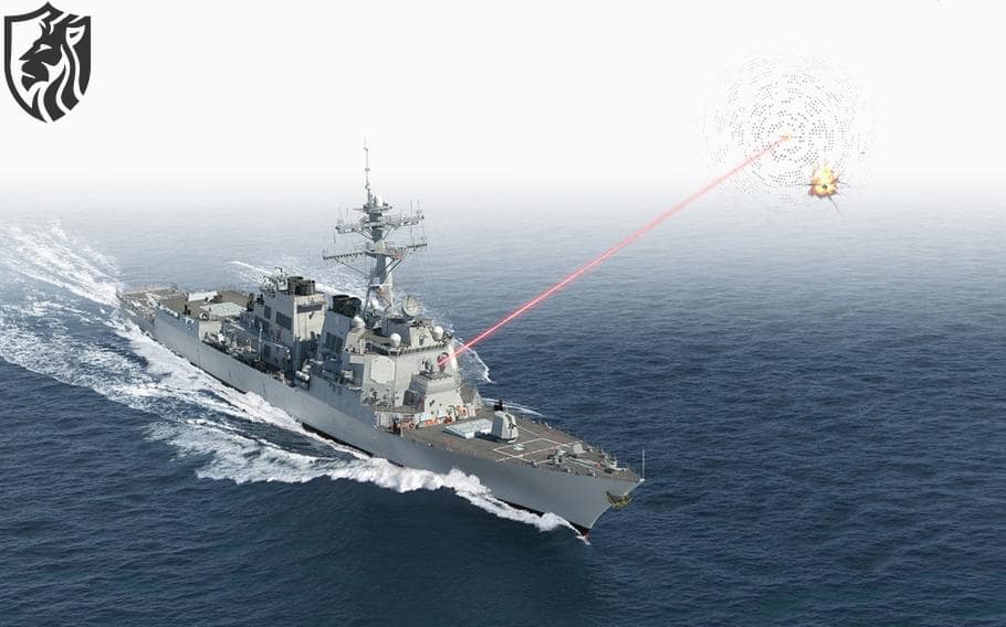 USS Preble fires HELIOS laser in stunning new US Navy photo
