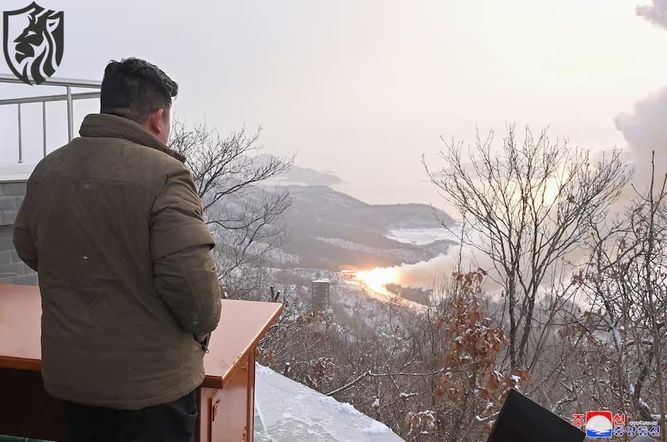 North Korea’s Solid-Fuel ICBM Engine's Final Test - Image by Reuters