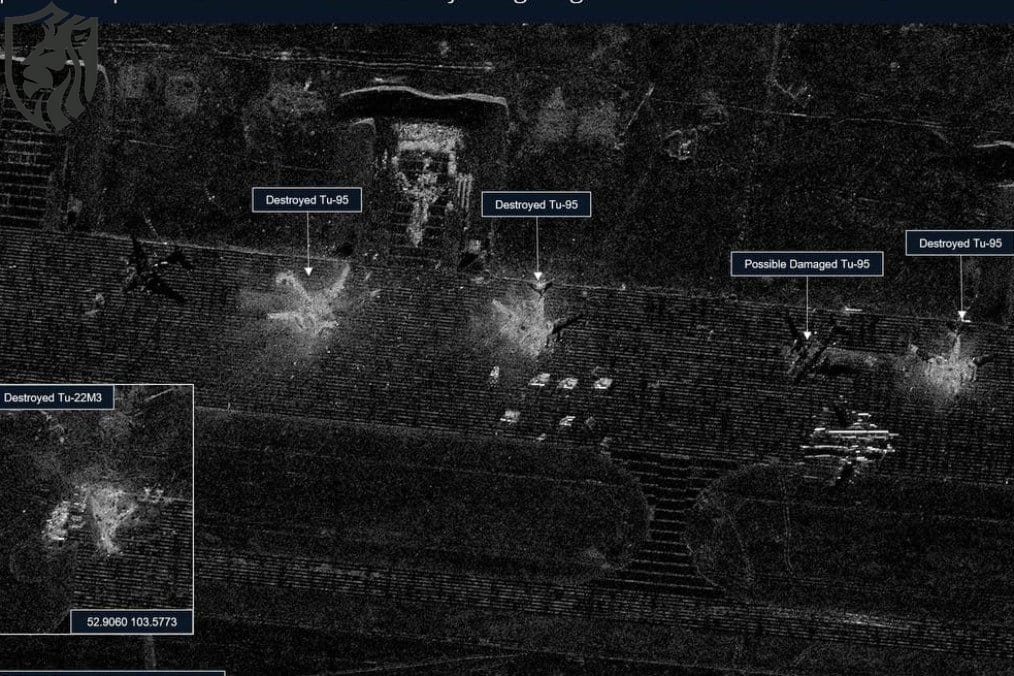 Satellite Images Confirm 13 Russian Strategic Bombers Destroyed in Deep Ukrainian Drone Strike | UNITED24 Media