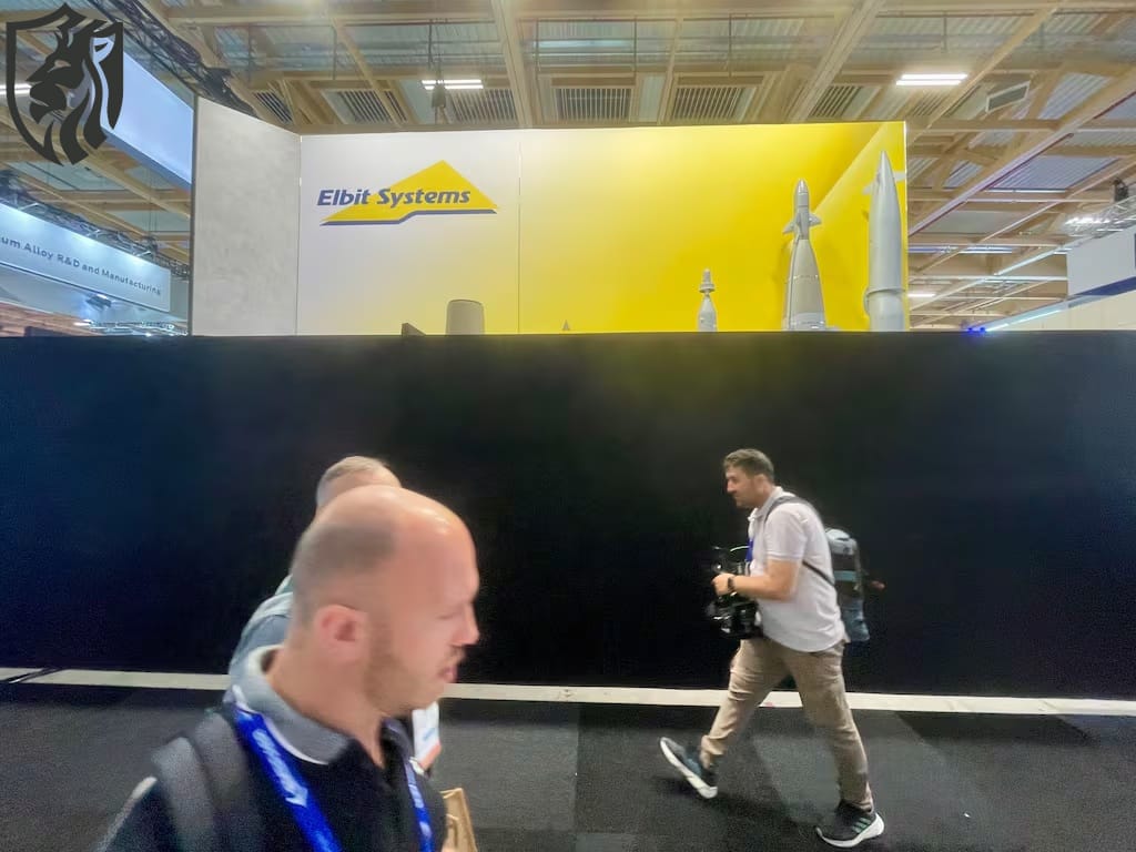 Elbit stall at Paris Airshow
