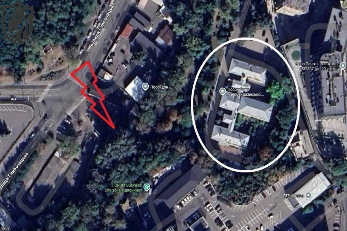 Azerbaijani Embassy Hit as Russia Targets Kyiv