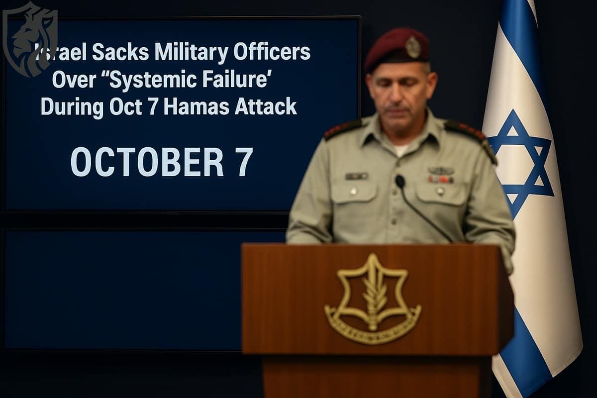 Israel Sacks Officers over Oct 7 Failure