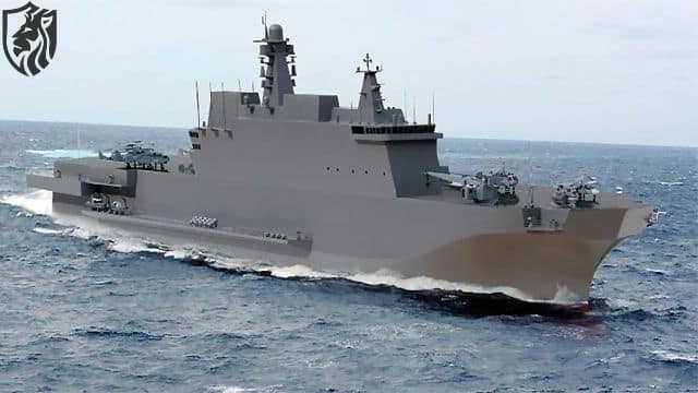 Russian Ivan Rogov warship