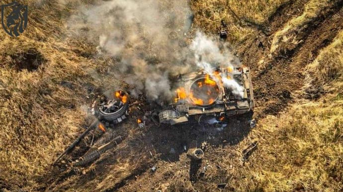 Destroyed Ukrainian Armor Kursk Oblast