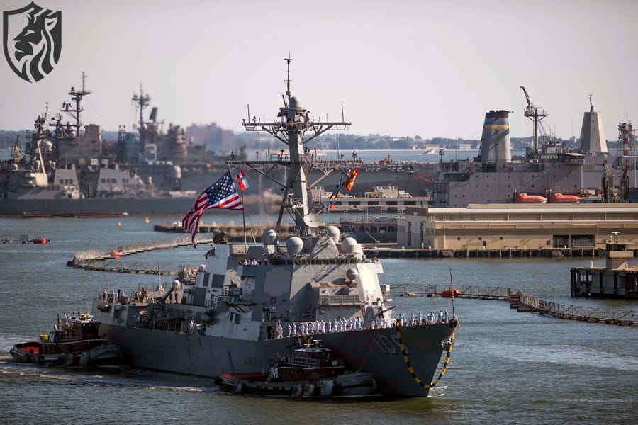 USS Jason Dunham - Venezuelan F-16s Fly Over US Warship in Caribbean