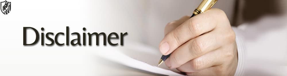 DISCLAIMER