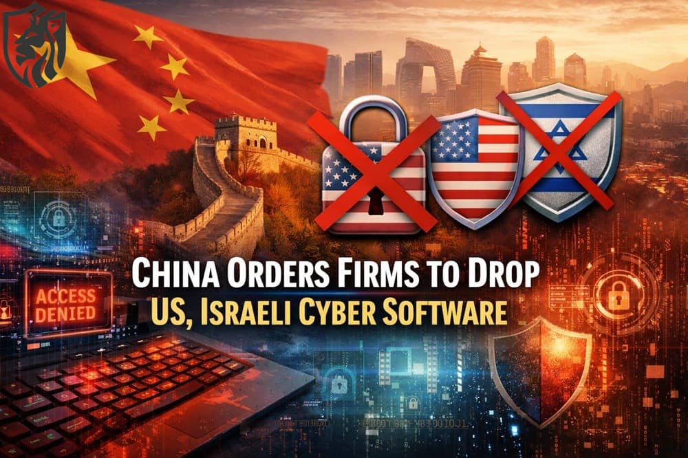 China orders firms to drop US, Israeli cyber software