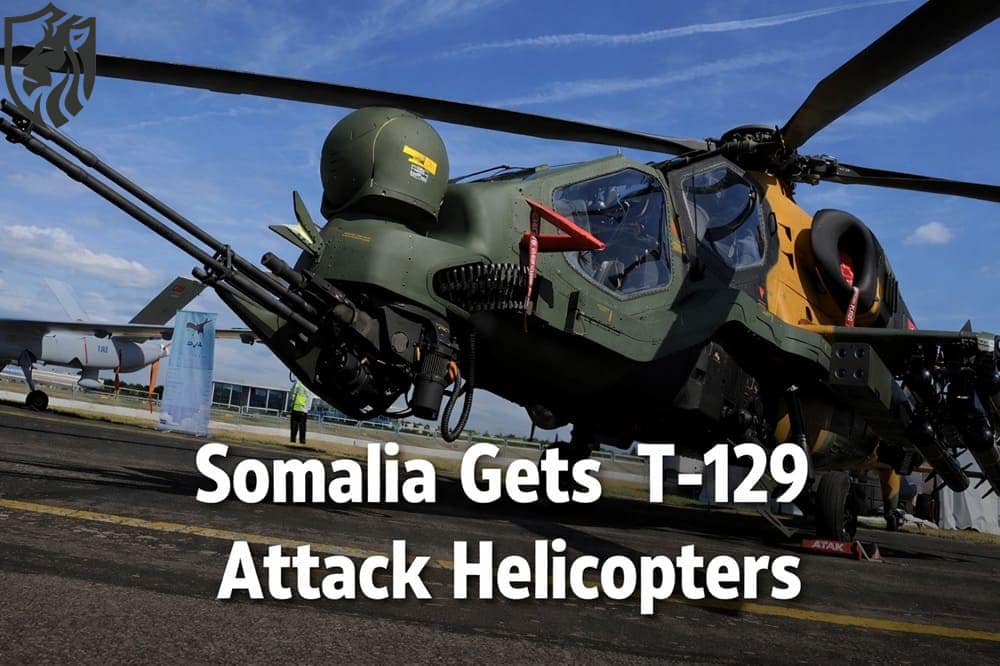 Somalia inducts Turkish T-129 Attack Helicopters