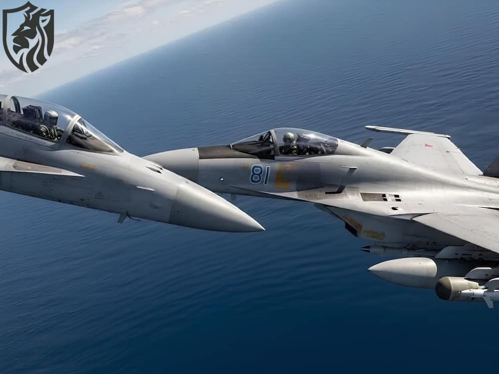 Spanish F-18 Intercept Russian Su-30SM Over Baltic