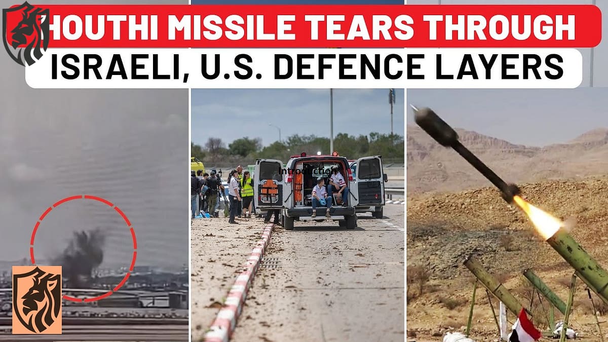 Houthi Missile Tears Through U.S. THAAD and Israeli Arrow Defense System
