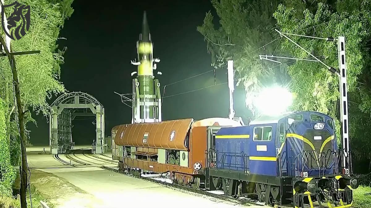 Agni-Prime Rail Launch