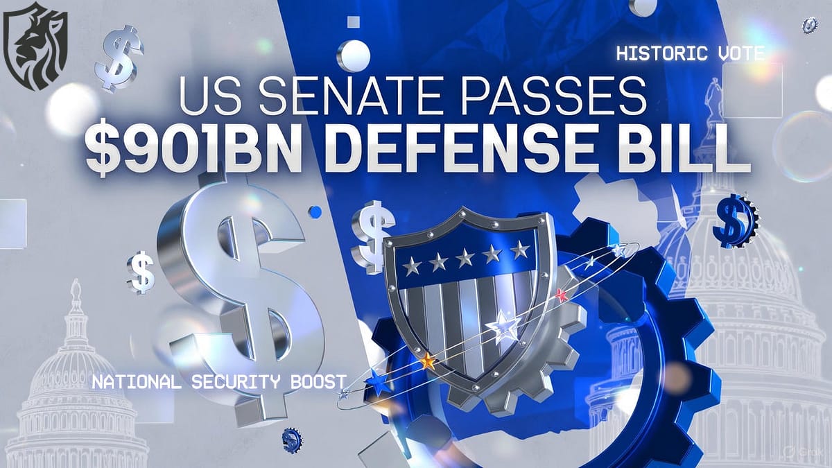US Senate Passes $901bn NDAA — Oversight, Europe, Asia