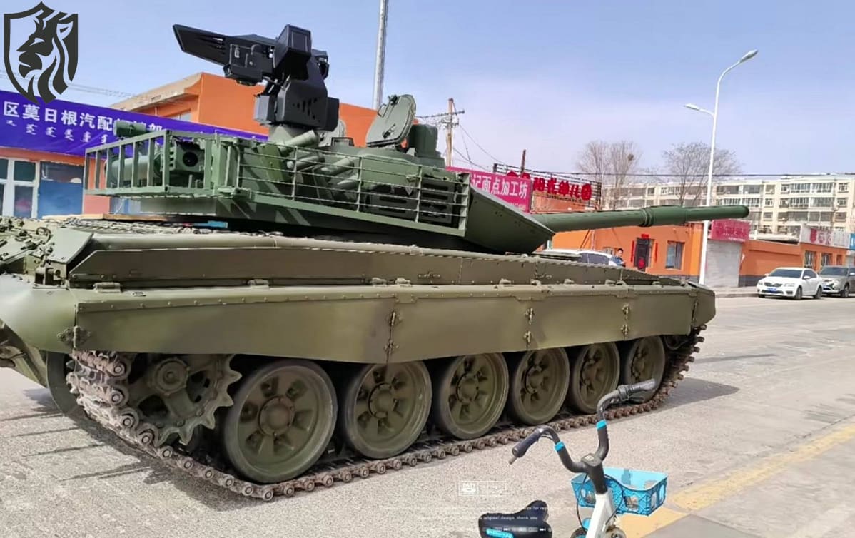 Modernized T-72 with a Chinese turret from the Type 96B tank, July 2025. Photo: China military