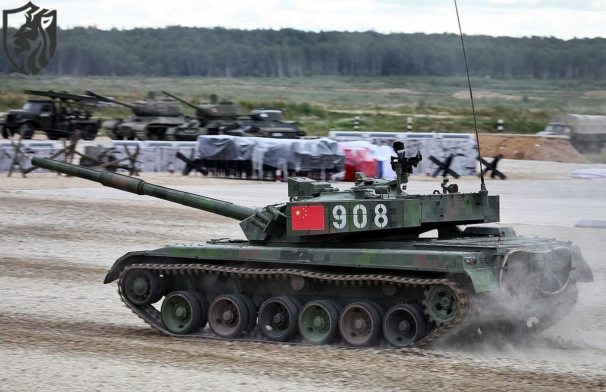 Chinese Type 96A tank during a “tank biathlon” in Russia, August 2015. Photo credits: Vitaly Kuzmin