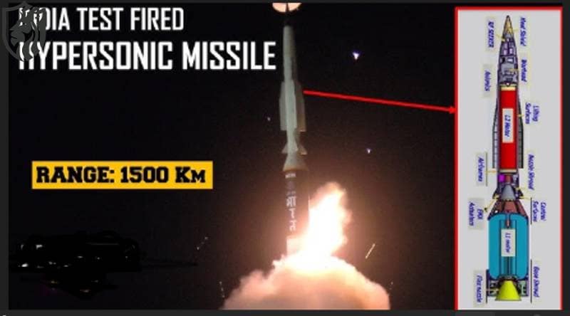 India’s 1500-KM-Rangd Hypersonic Missile Test