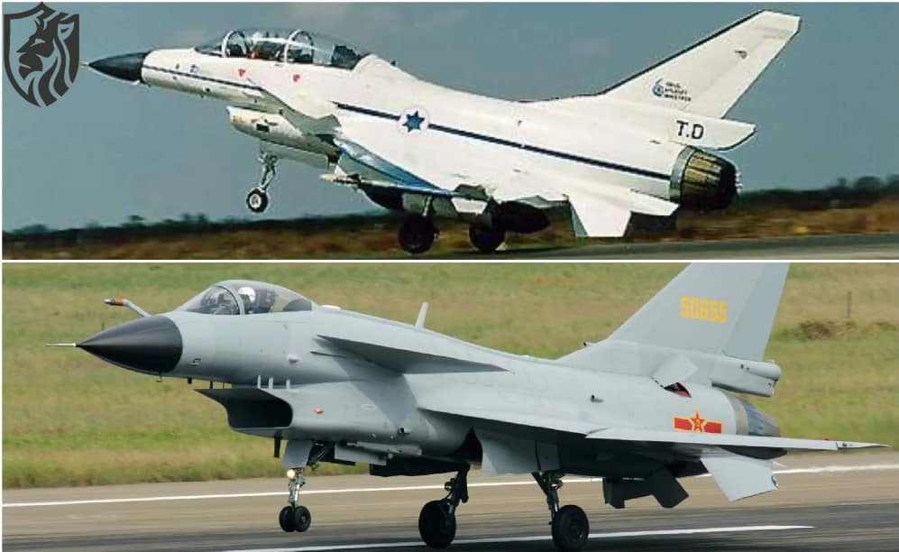 Top: LAVI and Bottom: J-10