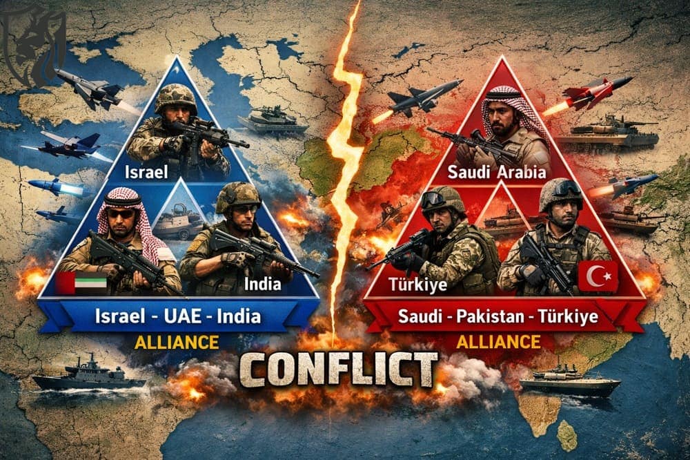 Israel–UAE–India vs a Saudi–Pakistan–Türkiye Triangle